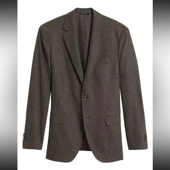 Banana Republic Brown Tweed 40R Blazer - Picture 1 of 5